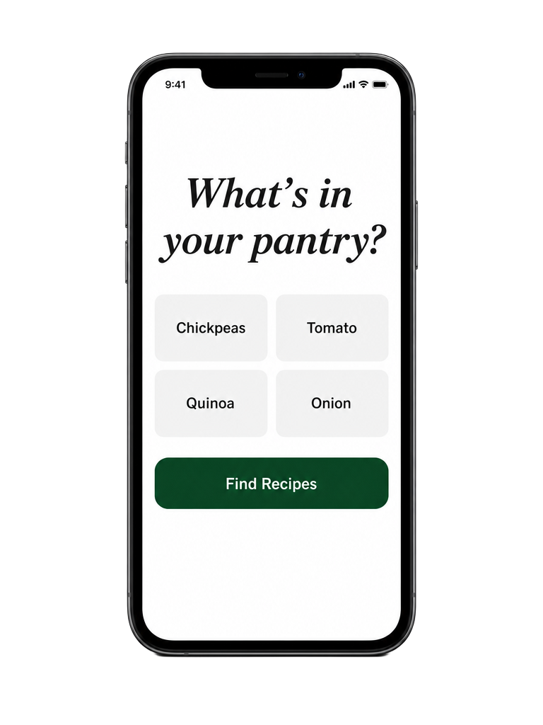Beyond Food Market app preview on a smartphone